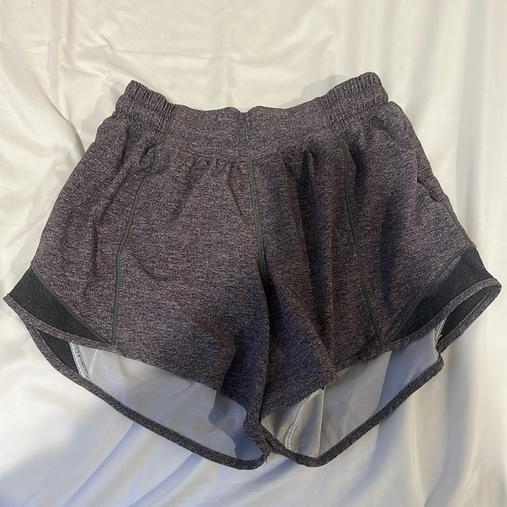 Size 4 grey hotty hot Lululemon shorts